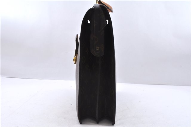 Authentic Louis Vuitton Monogram Serviette Fermoir Briefcase Old Model LV 1371E