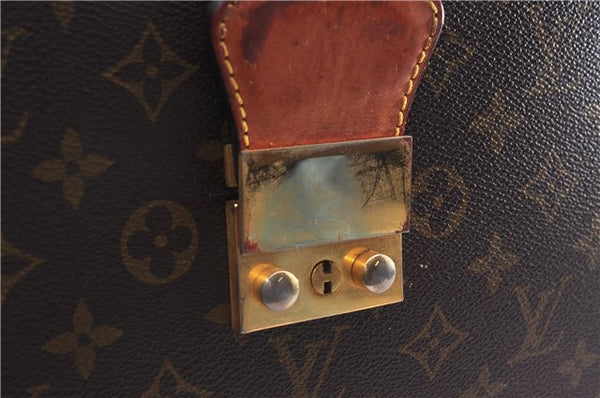 Authentic Louis Vuitton Monogram Serviette Fermoir Briefcase Old Model LV 1371E