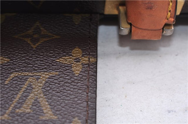 Authentic Louis Vuitton Monogram Serviette Fermoir Briefcase Old Model LV 1371E