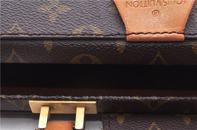 Authentic Louis Vuitton Monogram Serviette Fermoir Briefcase Old Model LV 1371E