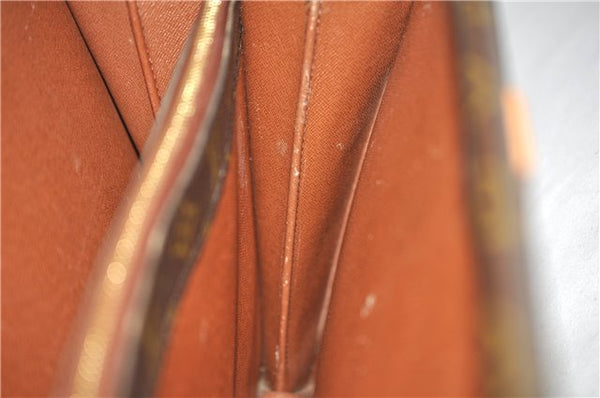 Authentic Louis Vuitton Monogram Serviette Fermoir Briefcase Old Model LV 1371E