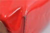Auth Louis Vuitton Vernis Pochette Cosmetic Pouch Bicolor Red M91721 LV 1372D