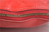 Auth Louis Vuitton Vernis Pochette Cosmetic Pouch Bicolor Red M91721 LV 1372D