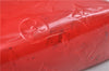 Auth Louis Vuitton Vernis Pochette Cosmetic Pouch Bicolor Red M91721 LV 1372D