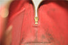Auth Louis Vuitton Vernis Pochette Cosmetic Pouch Bicolor Red M91721 LV 1372D