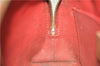 Auth Louis Vuitton Vernis Pochette Cosmetic Pouch Bicolor Red M91721 LV 1372D