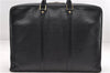 Auth Louis Vuitton Epi Porte Documents Voyage Briefcase Black M59162 LV 1372E