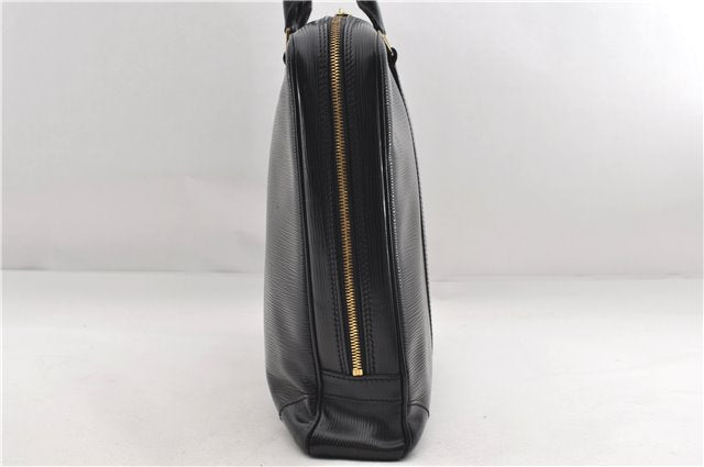 Auth Louis Vuitton Epi Porte Documents Voyage Briefcase Black M59162 LV 1372E