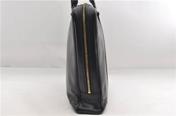 Auth Louis Vuitton Epi Porte Documents Voyage Briefcase Black M59162 LV 1372E