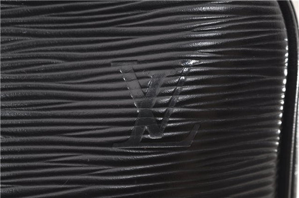 Auth Louis Vuitton Epi Porte Documents Voyage Briefcase Black M59162 LV 1372E