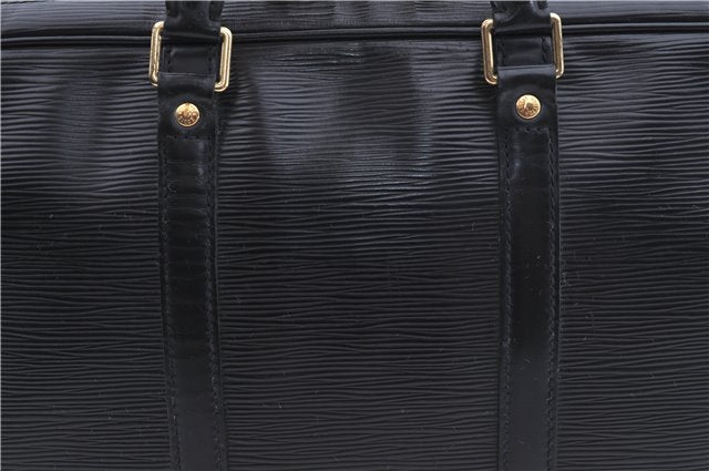 Auth Louis Vuitton Epi Porte Documents Voyage Briefcase Black M59162 LV 1372E