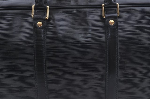Auth Louis Vuitton Epi Porte Documents Voyage Briefcase Black M59162 LV 1372E