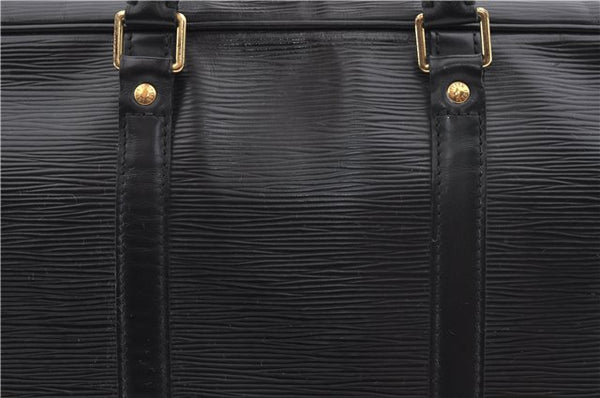 Auth Louis Vuitton Epi Porte Documents Voyage Briefcase Black M59162 LV 1372E