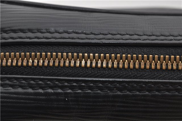 Auth Louis Vuitton Epi Porte Documents Voyage Briefcase Black M59162 LV 1372E