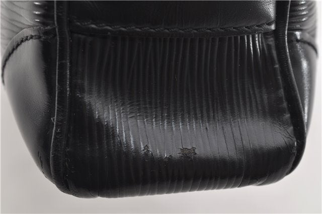 Auth Louis Vuitton Epi Porte Documents Voyage Briefcase Black M59162 LV 1372E