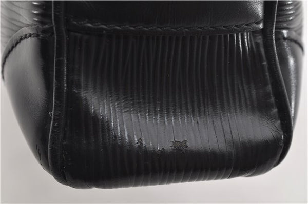 Auth Louis Vuitton Epi Porte Documents Voyage Briefcase Black M59162 LV 1372E