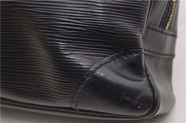 Auth Louis Vuitton Epi Porte Documents Voyage Briefcase Black M59162 LV 1372E