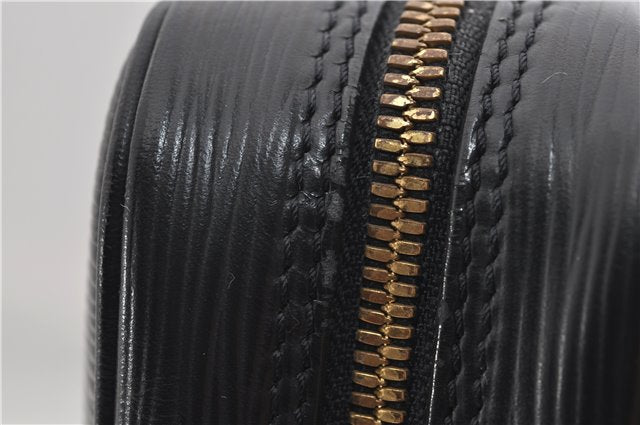 Auth Louis Vuitton Epi Porte Documents Voyage Briefcase Black M59162 LV 1372E