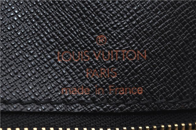 Auth Louis Vuitton Epi Porte Documents Voyage Briefcase Black M59162 LV 1372E