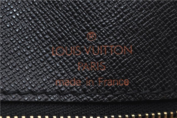 Auth Louis Vuitton Epi Porte Documents Voyage Briefcase Black M59162 LV 1372E