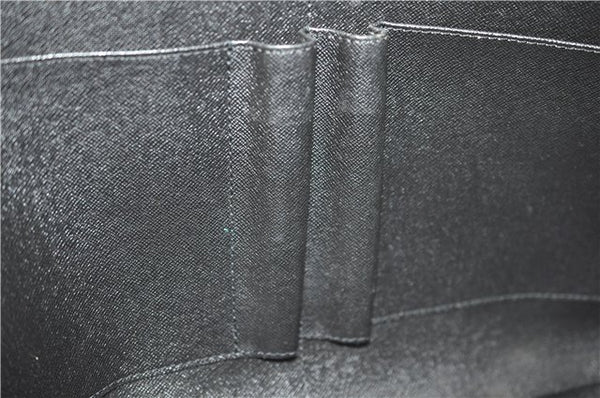 Auth Louis Vuitton Epi Porte Documents Voyage Briefcase Black M59162 LV 1372E