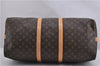 Authentic Louis Vuitton Monogram Keepall Bandouliere 55 M41414 Boston Bag 1372F