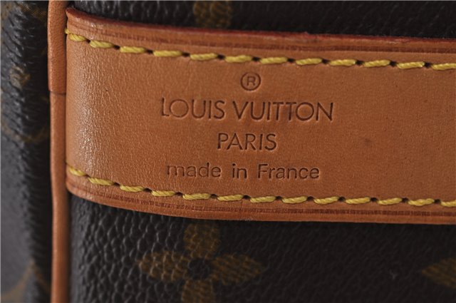 Authentic Louis Vuitton Monogram Keepall Bandouliere 55 M41414 Boston Bag 1372F