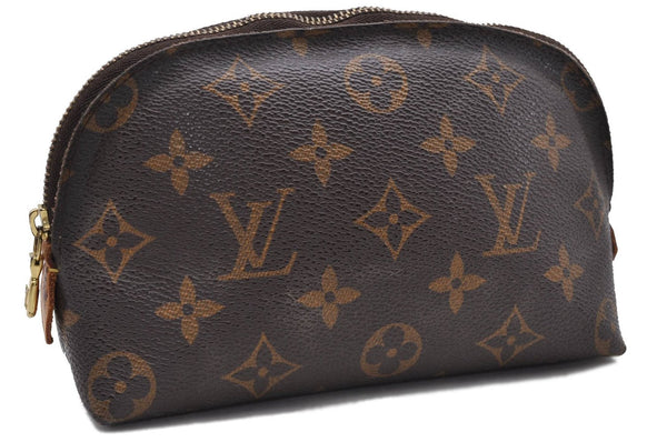 Authentic Louis Vuitton Monogram Pochette Cosmetic Pouch M47515 LV 1373D