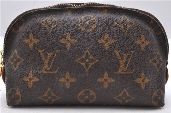 Authentic Louis Vuitton Monogram Pochette Cosmetic Pouch M47515 LV 1373D