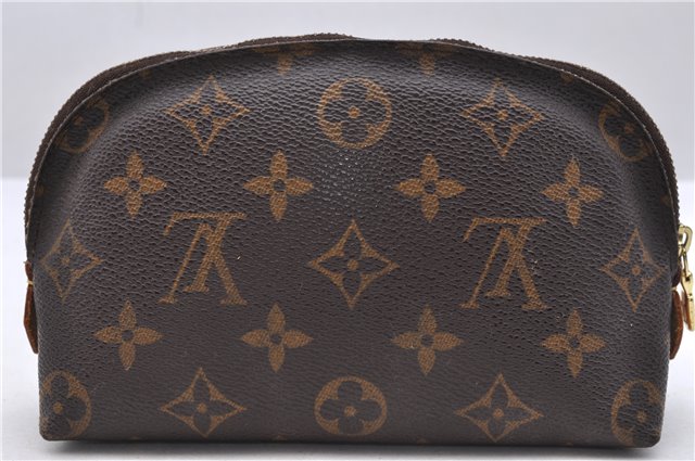Authentic Louis Vuitton Monogram Pochette Cosmetic Pouch M47515 LV 1373D