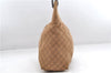 Authentic GUCCI Shoulder Hand Bag GG Canvas Leather 101292 Brown 1373E