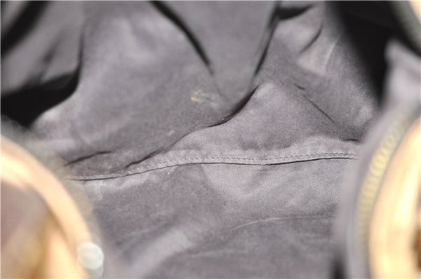 Authentic GUCCI Shoulder Hand Bag GG Canvas Leather 101292 Brown 1373E