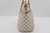 Authentic Louis Vuitton Damier Azur Totally PM Tote Bag White N41280 LV 1373I