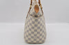 Authentic Louis Vuitton Damier Azur Totally PM Tote Bag White N41280 LV 1373I