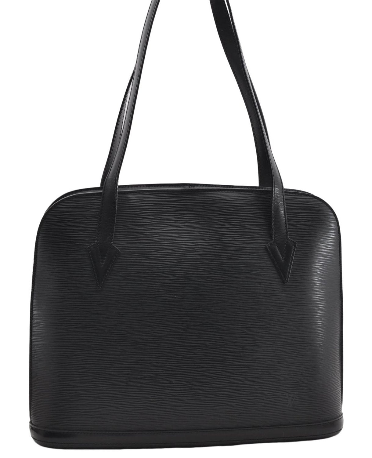 Authentic Louis Vuitton Epi Lussac Shoulder Bag Black M52282 LV 1374E