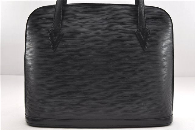Authentic Louis Vuitton Epi Lussac Shoulder Bag Black M52282 LV 1374E