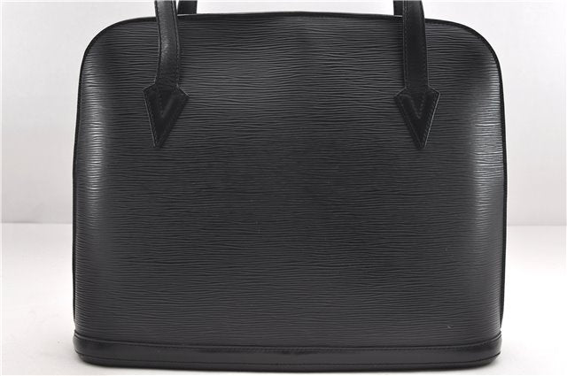 Authentic Louis Vuitton Epi Lussac Shoulder Bag Black M52282 LV 1374E