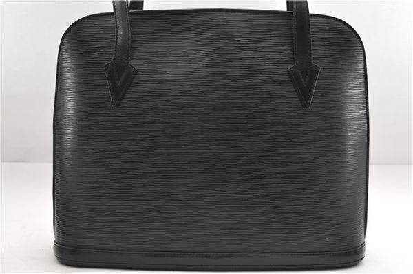 Authentic Louis Vuitton Epi Lussac Shoulder Bag Black M52282 LV 1374E