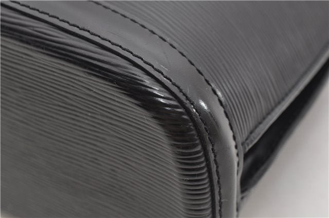 Authentic Louis Vuitton Epi Lussac Shoulder Bag Black M52282 LV 1374E