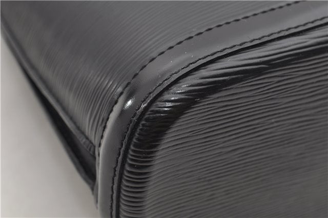 Authentic Louis Vuitton Epi Lussac Shoulder Bag Black M52282 LV 1374E