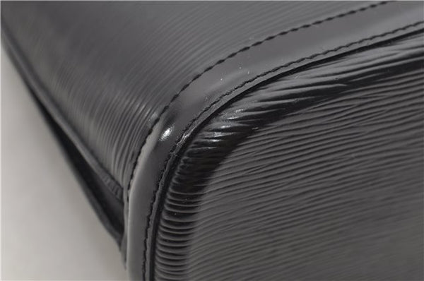 Authentic Louis Vuitton Epi Lussac Shoulder Bag Black M52282 LV 1374E