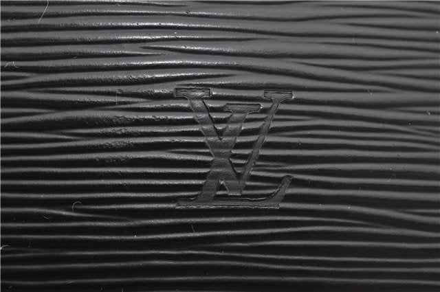 Authentic Louis Vuitton Epi Lussac Shoulder Bag Black M52282 LV 1374E