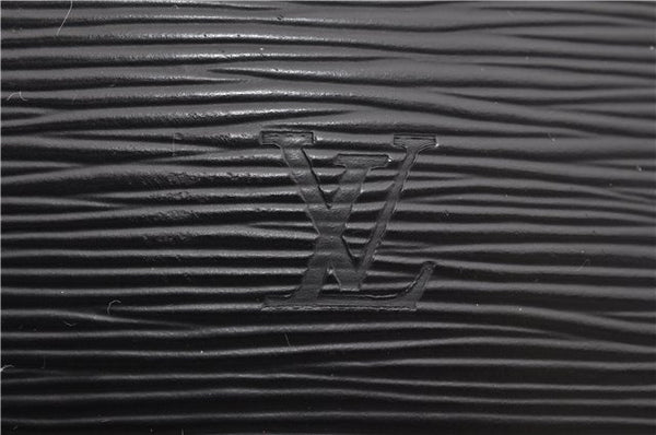 Authentic Louis Vuitton Epi Lussac Shoulder Bag Black M52282 LV 1374E