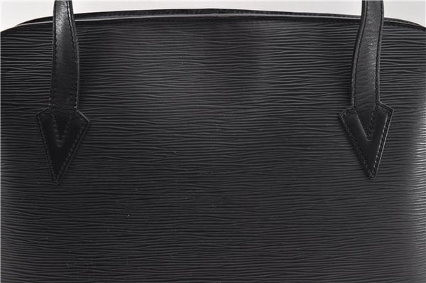 Authentic Louis Vuitton Epi Lussac Shoulder Bag Black M52282 LV 1374E