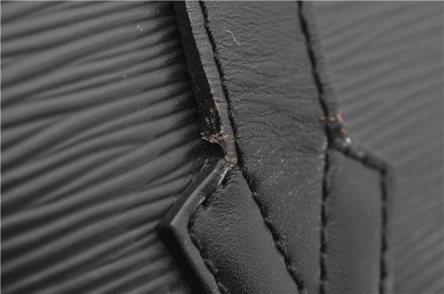 Authentic Louis Vuitton Epi Lussac Shoulder Bag Black M52282 LV 1374E