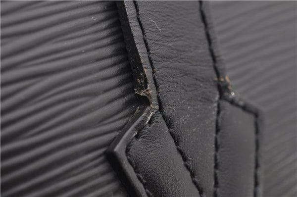 Authentic Louis Vuitton Epi Lussac Shoulder Bag Black M52282 LV 1374E