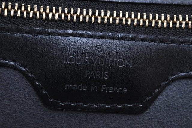 Authentic Louis Vuitton Epi Lussac Shoulder Bag Black M52282 LV 1374E