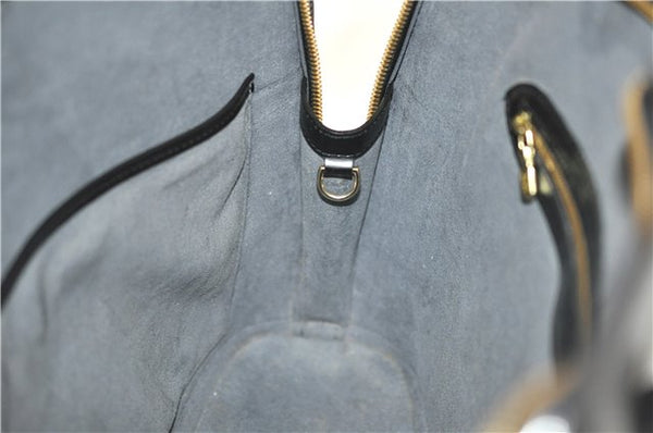 Authentic Louis Vuitton Epi Lussac Shoulder Bag Black M52282 LV 1374E