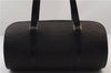 Authentic Louis Vuitton Epi Soufflot Black Hand Bag M52222 LV 1374F