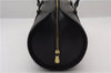 Authentic Louis Vuitton Epi Soufflot Black Hand Bag M52222 LV 1374F